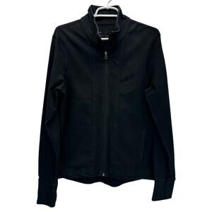 Pact Full Zip Jacket Black Athletic Athleisure